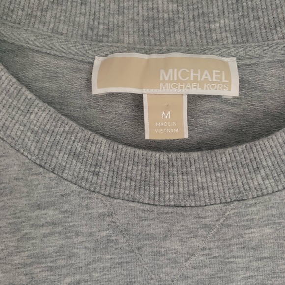 MICHAEL KORS Gray Sweatshirt Size Medium - Picture 3 of 6